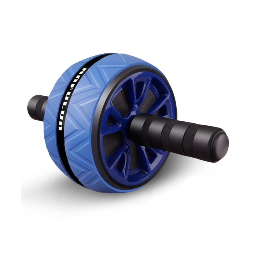 Ab Roller Pro, Core Trainer met Brede Banden, Blauw