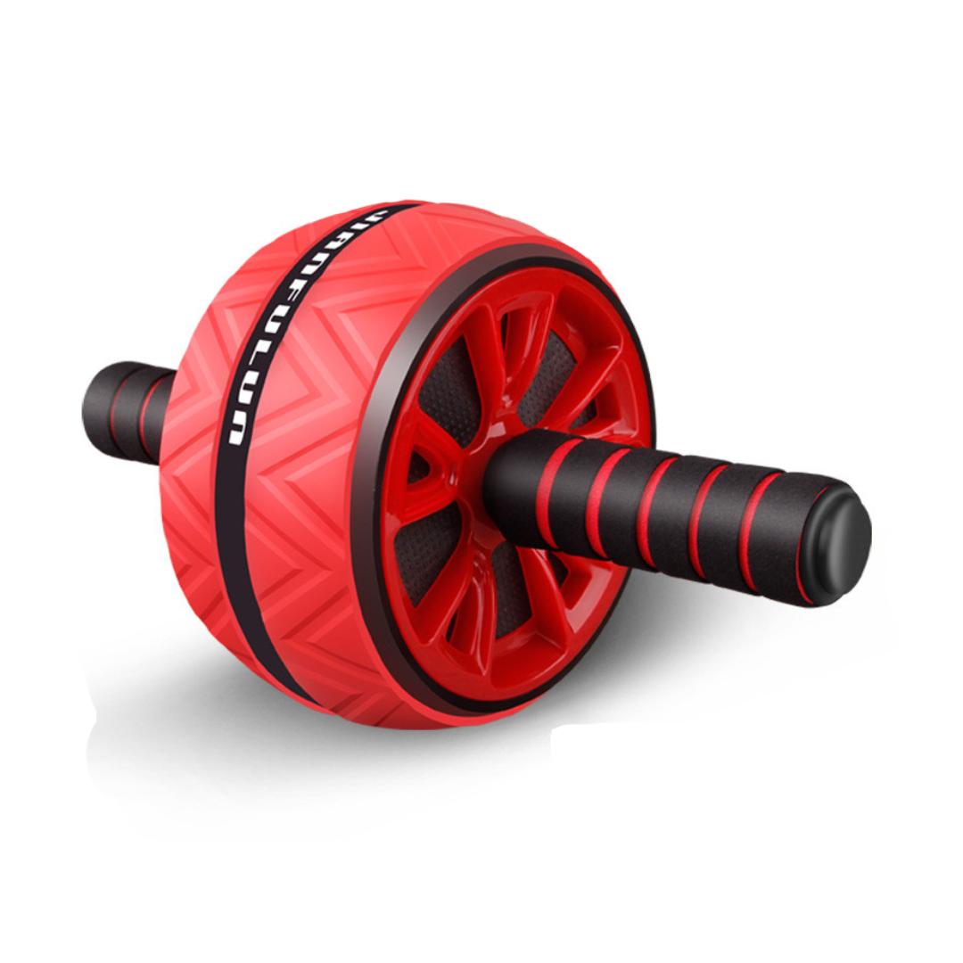 Ab Roller Pro, Core Trainer met Brede Banden, Rood