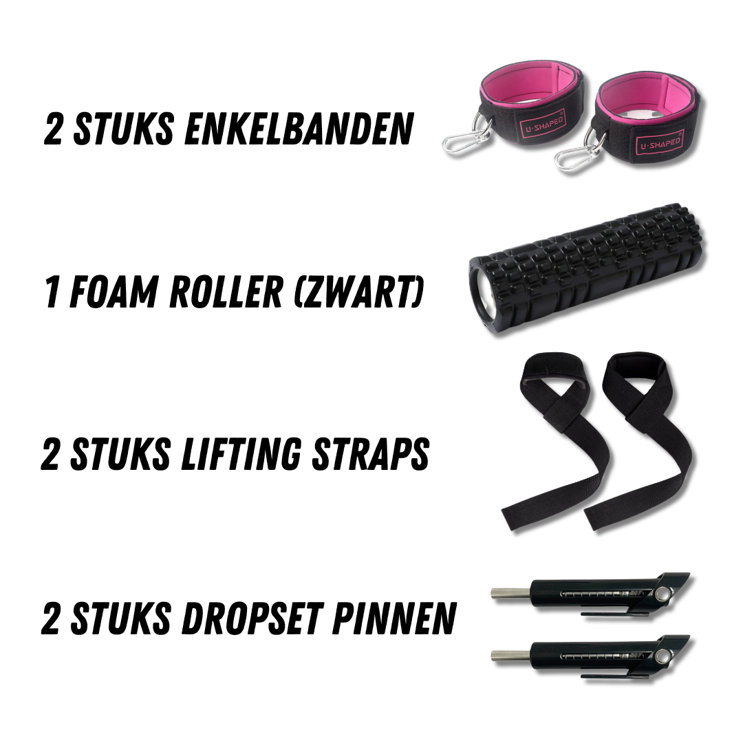 Fitgirl Bundel, 7 Delig Fitness Pakket, Inhoud