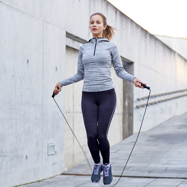 Verstelbaar Springtouw, Jump Rope met Teller, Vrouw