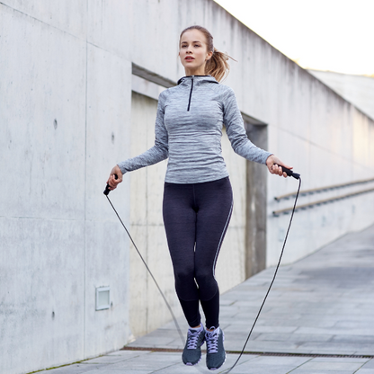 Verstelbaar Springtouw, Jump Rope met Teller, Vrouw