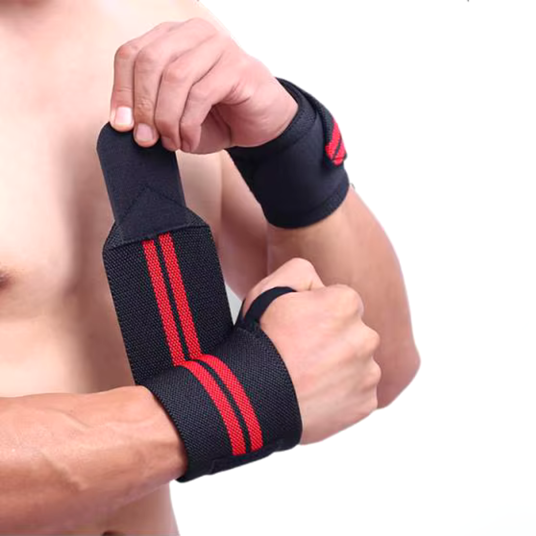 Wrist Wraps, Polsondersteuning voor Bandrukken, Pols